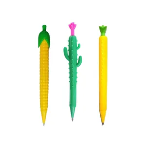 مداد نوکی 0.7 میلی متری مدل صیفی جات و کاکتوس مجموعه 3 عددی