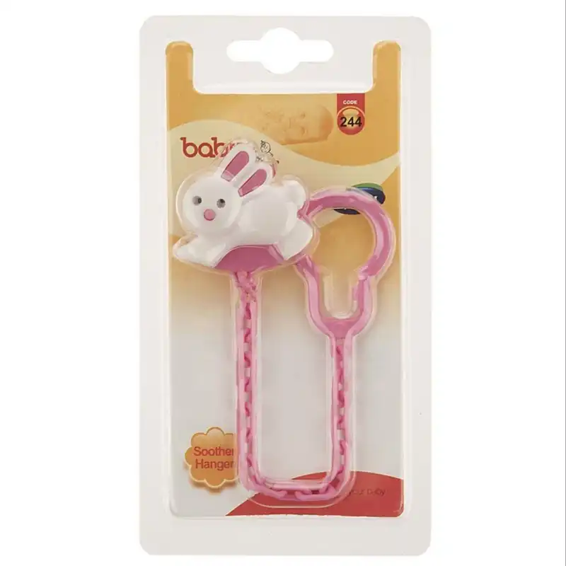 زنجیر پستانک بیبی لند مدل خرگوش کد 980