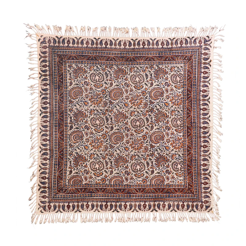 رومیزی قلمکار مدل سنتی کد 80