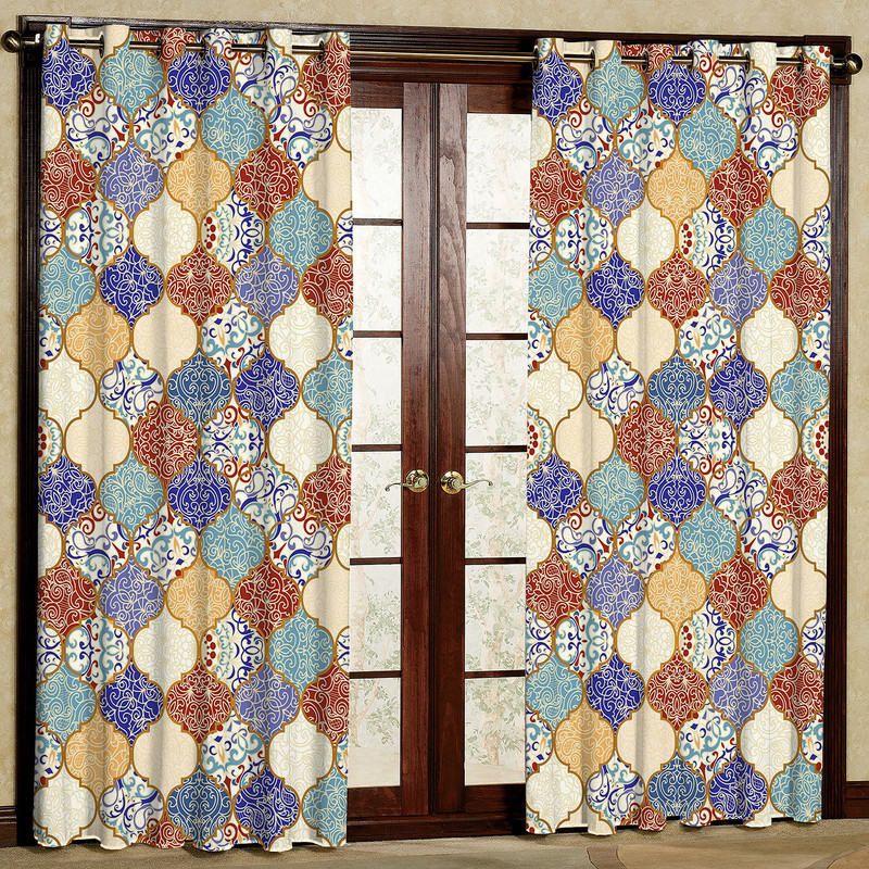 پرده مدل مخمل پانچی کد 1389T2 سایز 200x140 سانتی متر