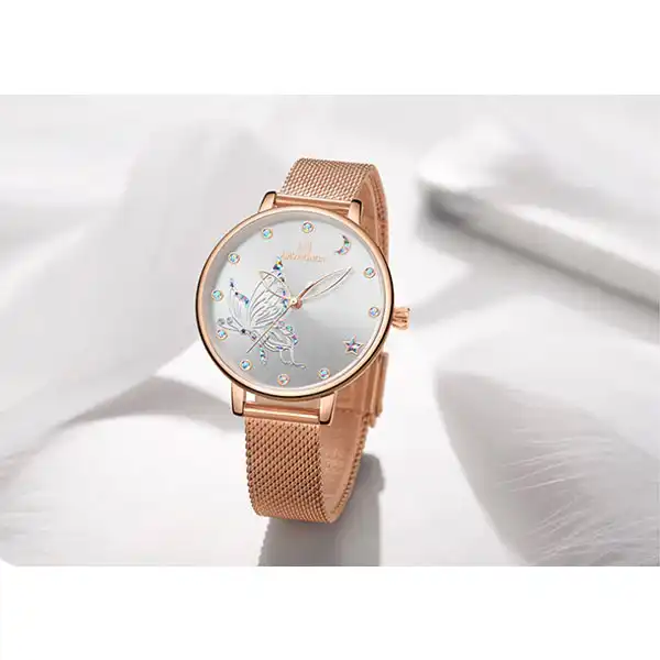 ساعت مچی عقربه ای زنانه نیوی فورس مدل NF5011 RGW