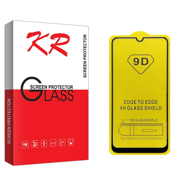 محافظ صفحه نمایش 9D کی آر مدل +HD مناسب برای گوشی موبایل سامسونگ Galaxy A50