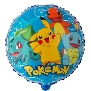 بادکنک فویلی مدل گرد طرح پوکمون پیکاچو کد DB20