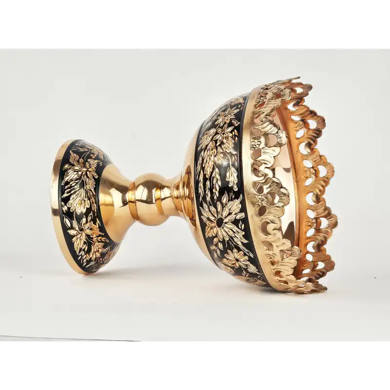 آجیل خوری مسی مدل الماس تراش کد 16