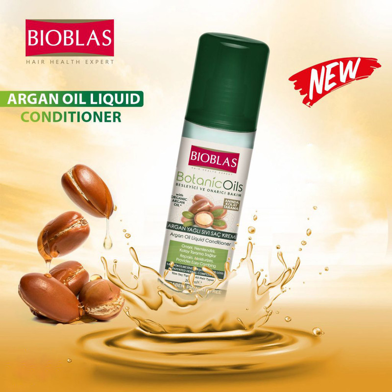 اسپری دو فاز مو بیوبلاس مدل آرگان حجم 200 میلی لیتر