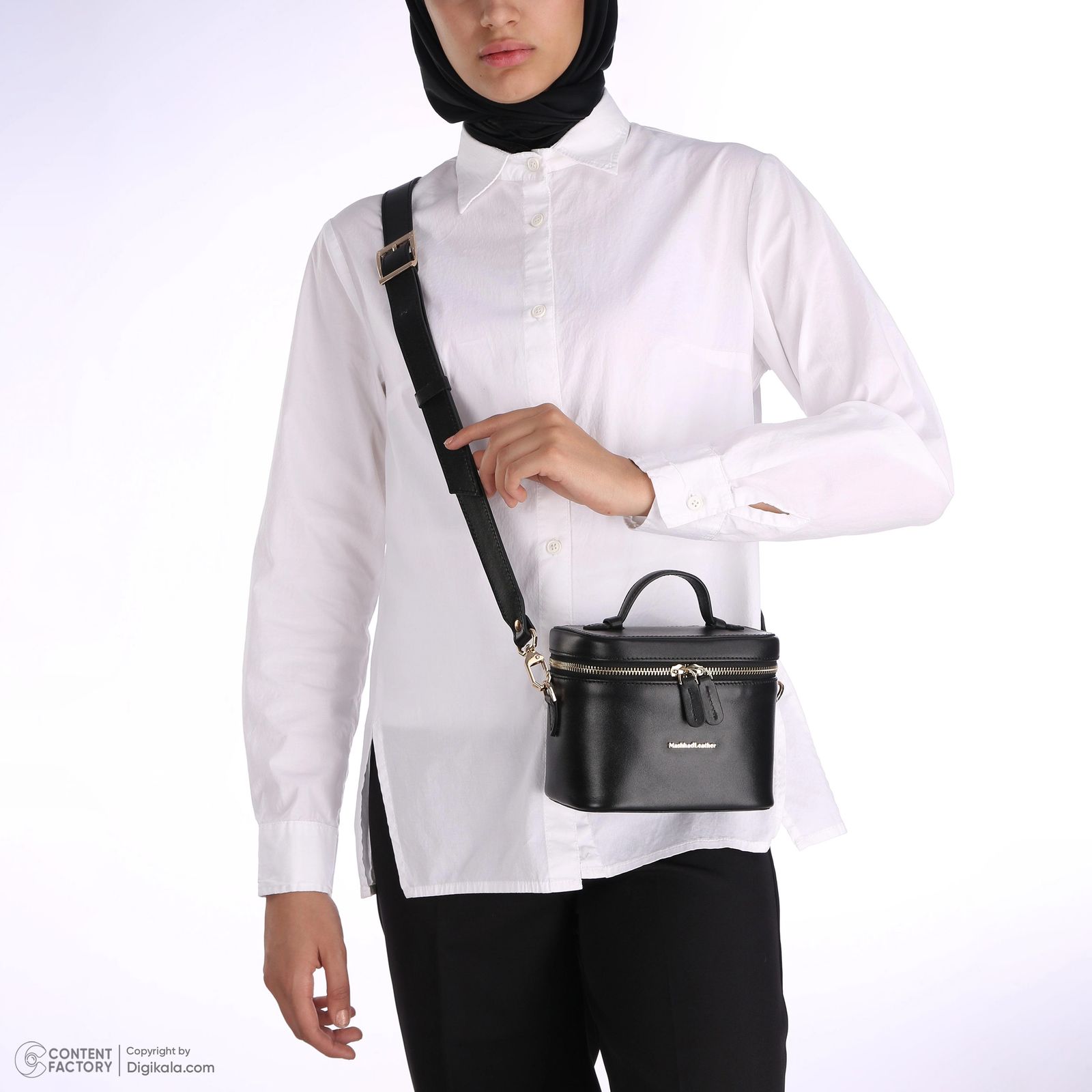 کیف رودوشی زنانه چرم مشهد مدل S0161-001 -  - 8