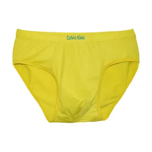 شورت مردانه مدل اسلیپ رنگ لیمویی