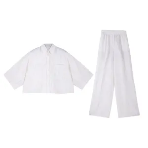 ست شومیز و شلوار زنانه مدل راه راه ۰۱