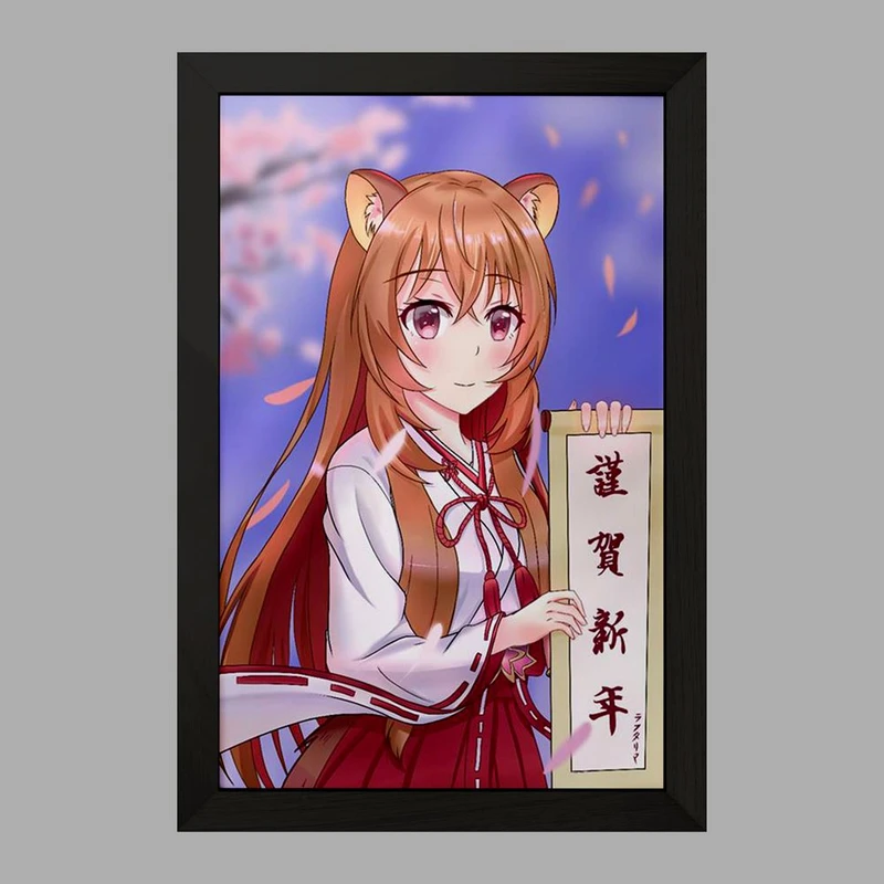 تابلو خندالو مدل رافتالیا انیمه ظهور قهرمان سپر  کد 15975