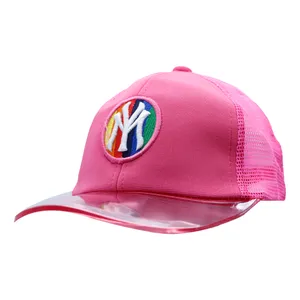 کلاه کپ بچگانه مدل CRYSTAL-MY رنگ صورتی تیره