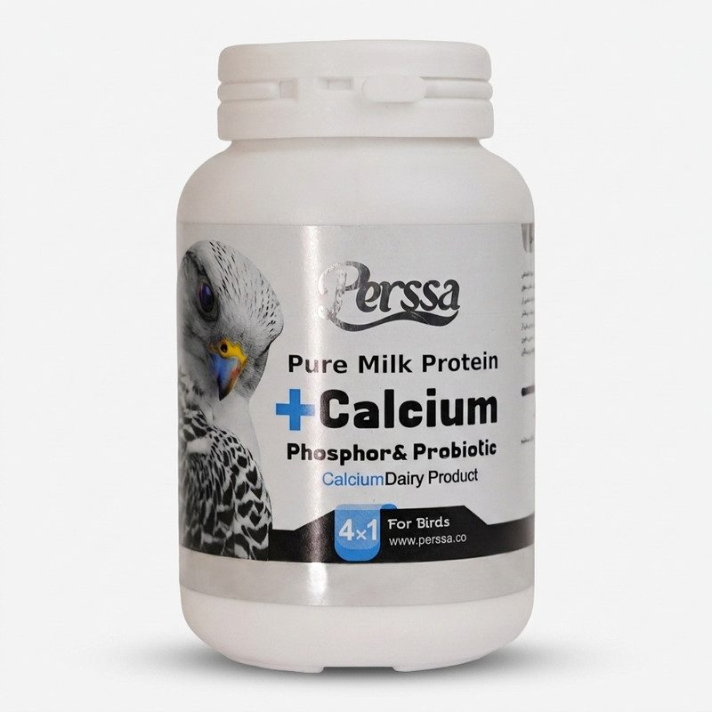 پودر تخم افزا پرنده پرسا مدل Calcium وزن 250 گرم