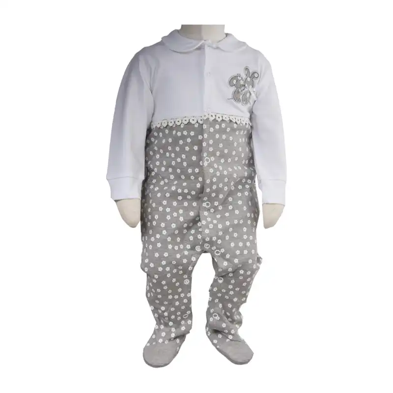 سرهمی نوزادی آدمک مدل خرگوش و گل کد 02