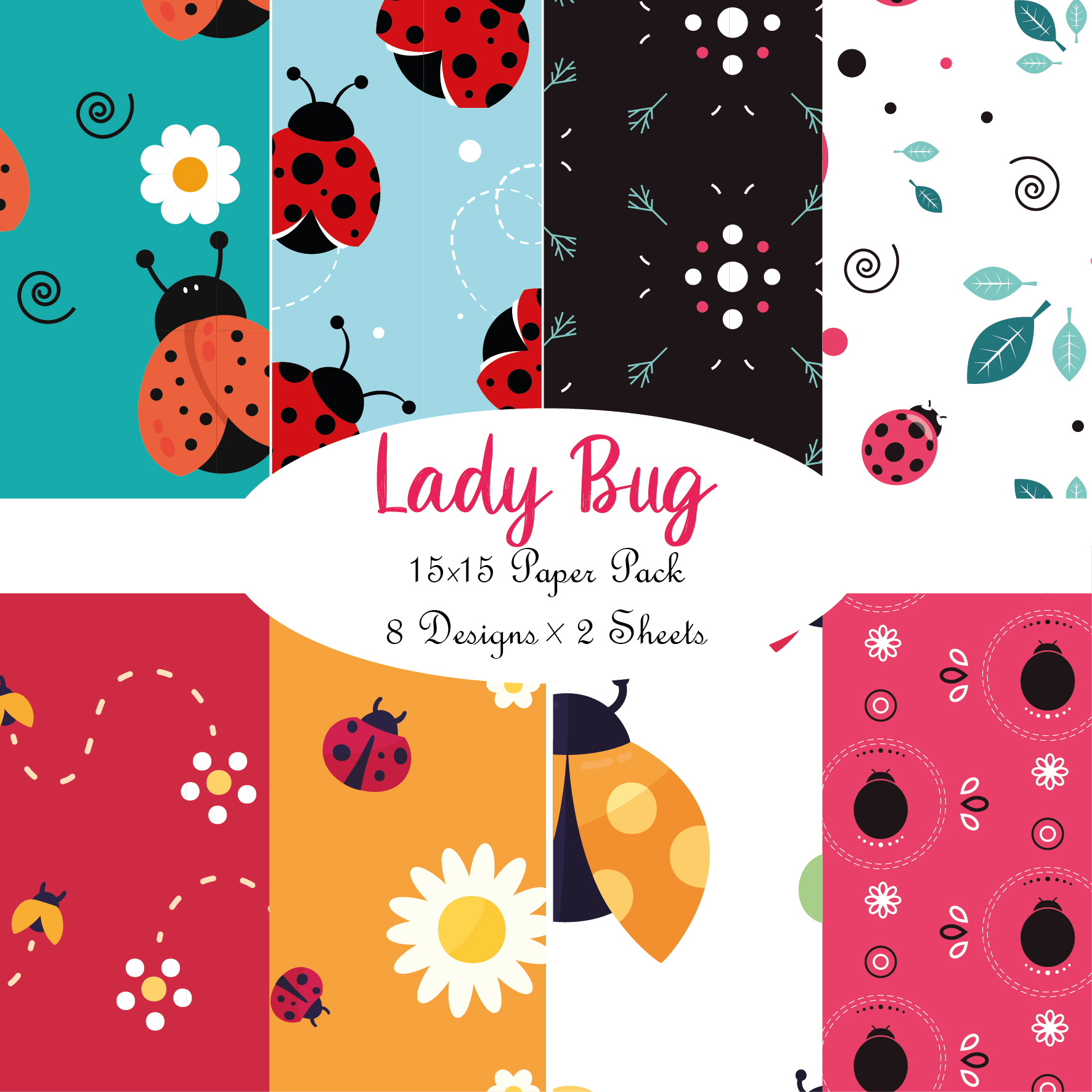 کاغذ رنگی مدل اسکرپ بوک H1 مجموعه 16 عددی