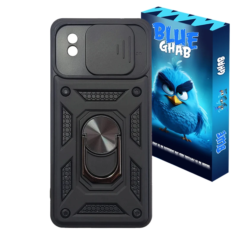 کاور بلو قاب مدل بتمنی استندشو کد 013 مناسب برای گوشی موبایل سامسونگ Galaxy A01 Core