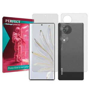 Perfect Tough model matte screen protector suitable for Honor 90 mobile phone along with the back of the phone protector