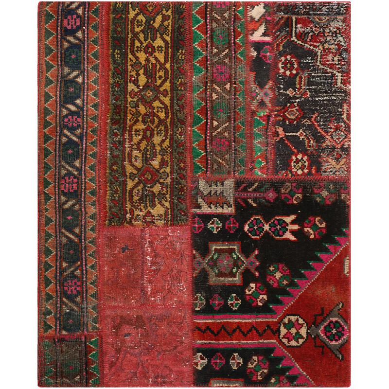 کلاژ فرش دستبافت یک متری فرش هریس کد 101930