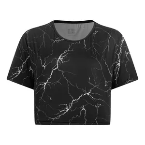 کراپ تی شرت ورزشی زنانه مدل G56