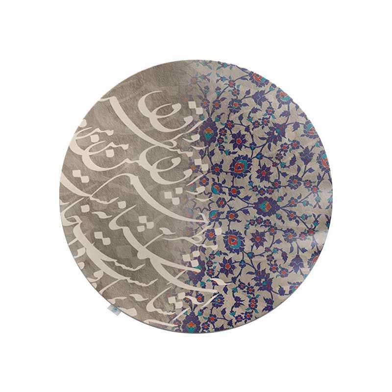 رومیزی شمسه نگار مدل شعر و گل کد RDB12