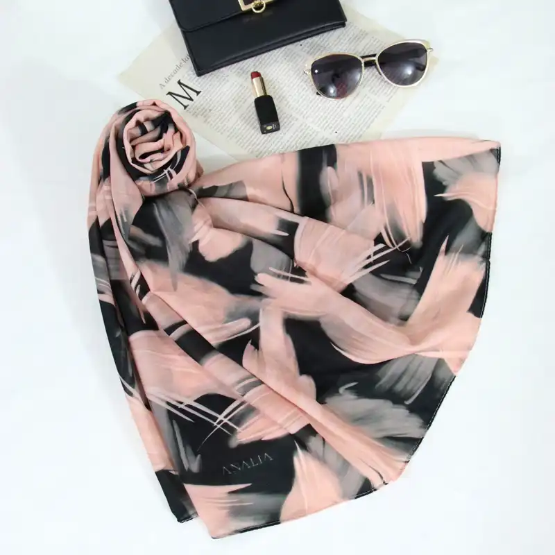 شال زنانه مدل نخی جدید ابرو بادی کد a-2543