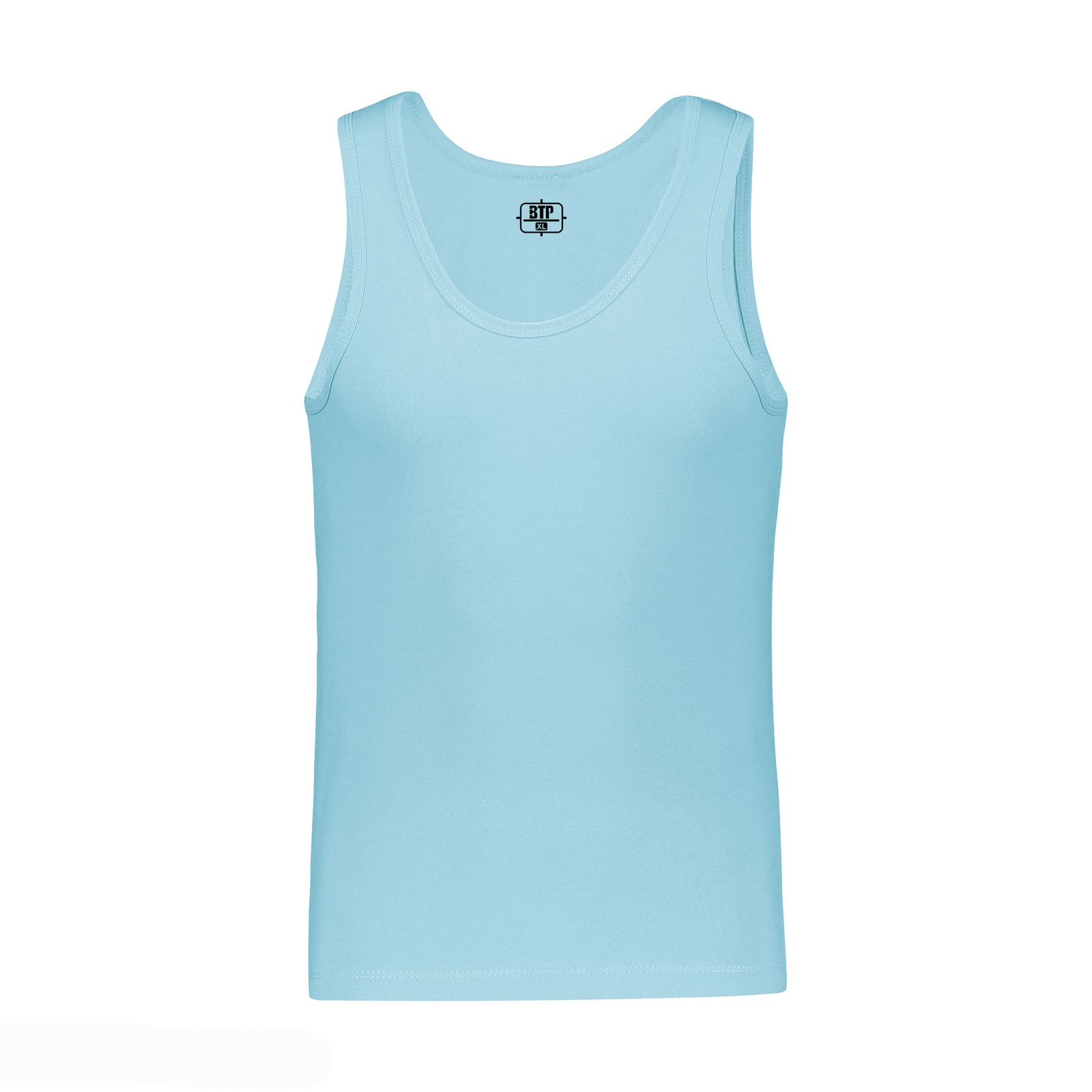 زیرپوش رکابی مردانه برهان تن پوش مدل 3-01 رنگ آبی فیروزه ای -  - 7