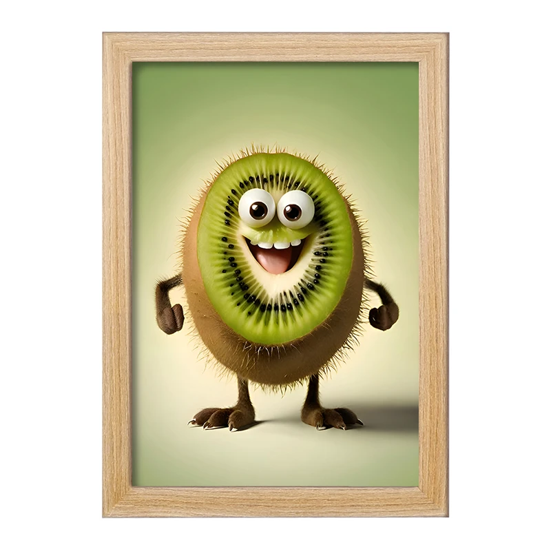 تابلو خندالو مدل کیوی بامزه کد F7504