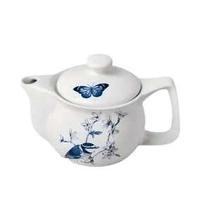 قوری دمنوش مدل گل و مرغ گنجایش 800 میلی لیتر