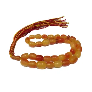 تسبیح عقیق مدل گندمی کد  aghigan02