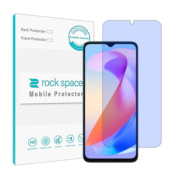 محافظ صفحه نمایش ضد اشعه آبی راک اسپیس مدل HyBLU مناسب برای گوشی موبایل آنر X6a 