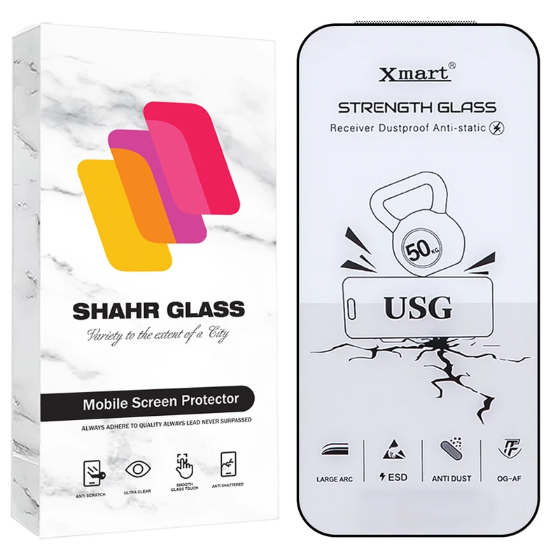 محافظ صفحه نمایش شهر گلس مدل XMTS مناسب برای گوشی موبایل اپل iPhone 17 Pro