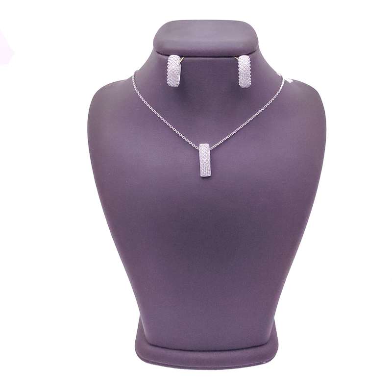 نیم ست نقره زنانه پایوالیک مدل P190