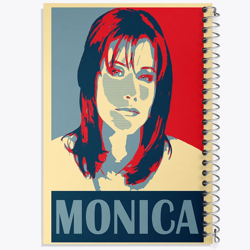 دفتر مشق 100 برگ خندالو طرح مونیکا بلوچی (Monica Bellucc) کد F6471