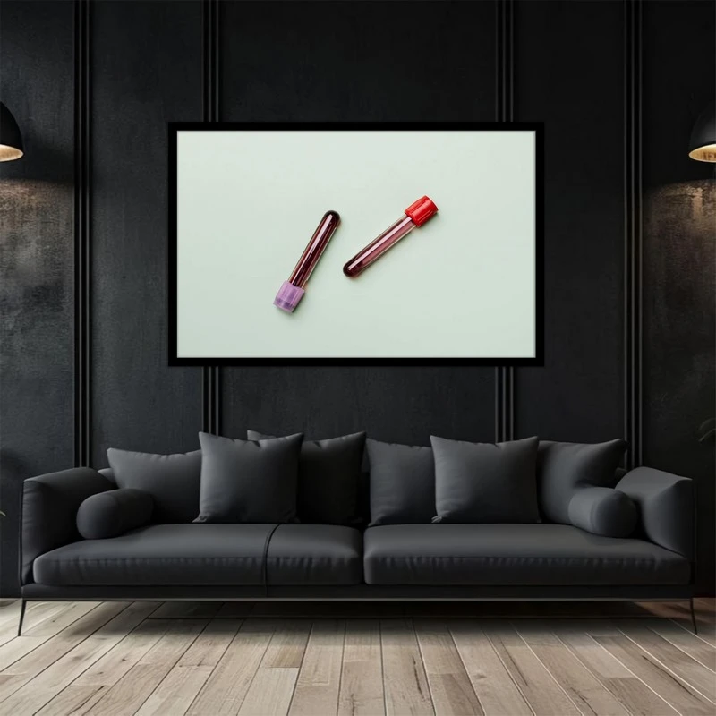 تابلو بکلیت طرح ازمایشگاه و نمونه ازمایش خون مدل B-bu5284