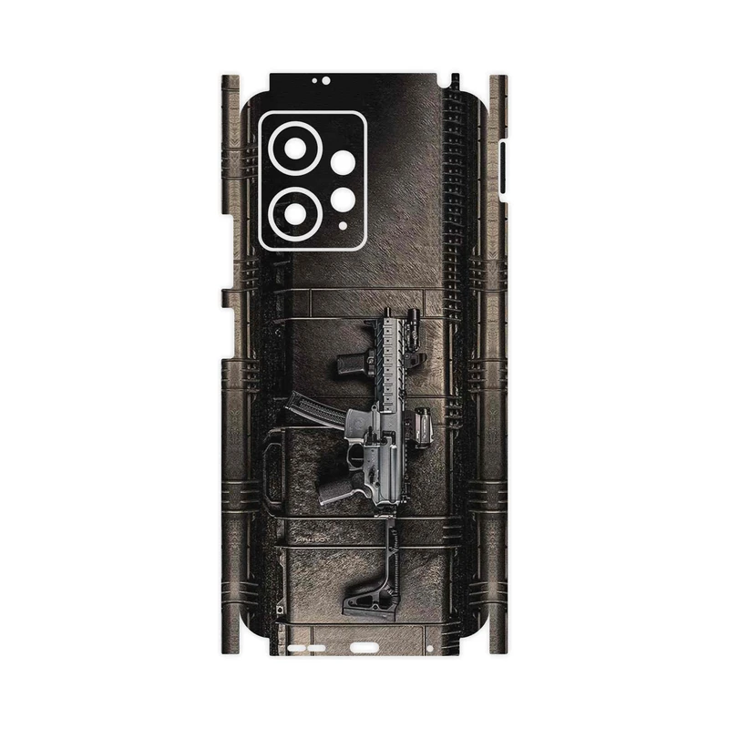 برچسب پوششی ماهوت مدل GUN-FullSkin مناسب برای گوشی موبایل شیائومی Redmi Note 12 4G