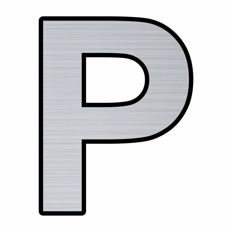تابلو راهنما مدل حروف P