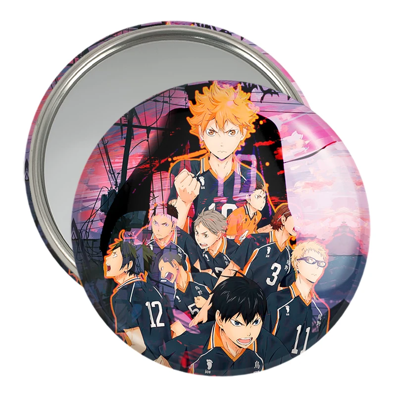 آینه جیبی خندالو مدل تیم کاراسونو انیمه هایکیو Haikyu  کد 17793