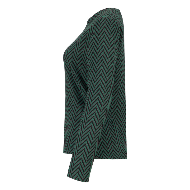 بلوز آستین بلند زنانه سرژه مدل 203453 رنگ سبز