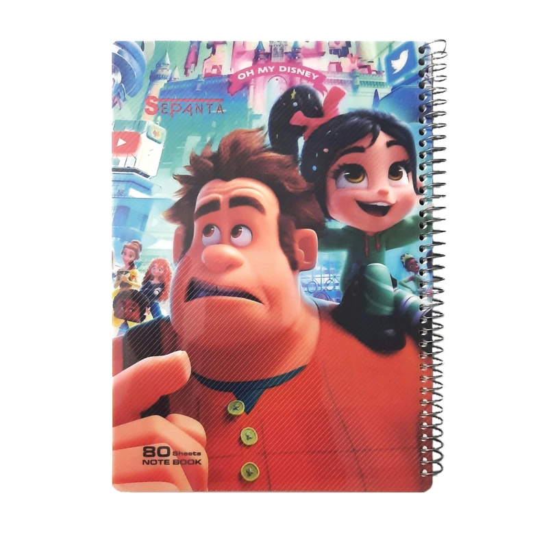 دفتر مشق 80 برگ سپنتا طرح رالف خرابکار