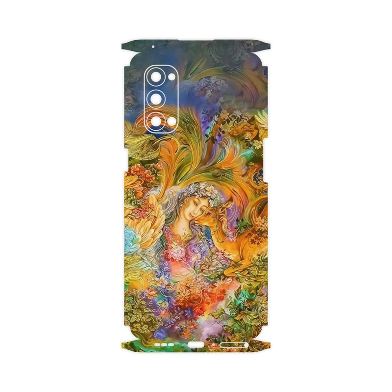 برچسب پوششی ماهوت مدل Persian miniature 3-FullSkin مناسب برای گوشی موبایل اپو Reno4 Pro 5G