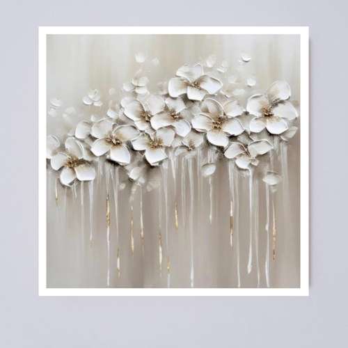 تابلو نقاشی برجسته طرح گل مدل a19