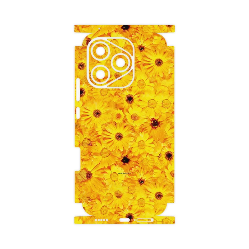 برچسب پوششی ماهوت مدل Yellow_Flower-FullSkin مناسب برای گوشی موبایل آنر 400 Lite