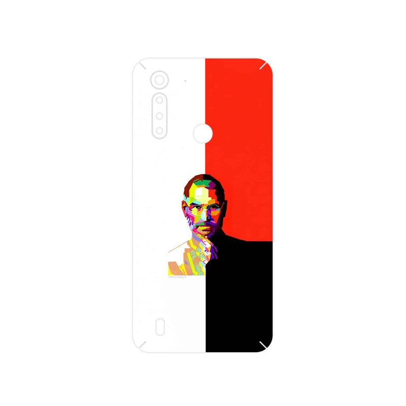 برچسب پوششی ماهوت مدل Collage of Steve Jobs 1 مناسب برای گوشی موبایل موتورولا Moto G8 Power Lite