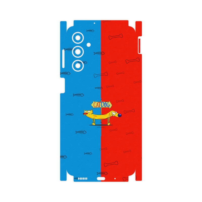 برچسب پوششی ماهوت مدل CatDog-FullSkin مناسب برای گوشی موبایل سامسونگ Galaxy F54