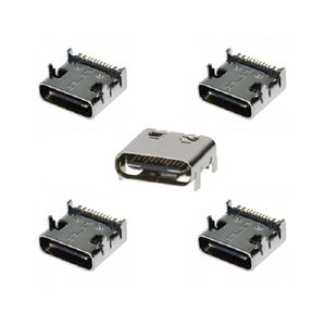 سوکت شارژ USB-C 12PIN مدل 1-BE1032 مجموعه 5 عددی