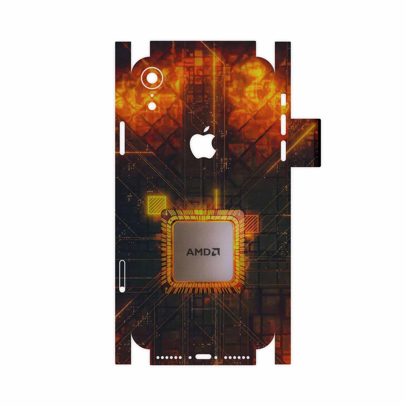 برچسب پوششی ماهوت مدل AMD Brand-FullSkin مناسب برای گوشی موبایل اپل iPhone XR
