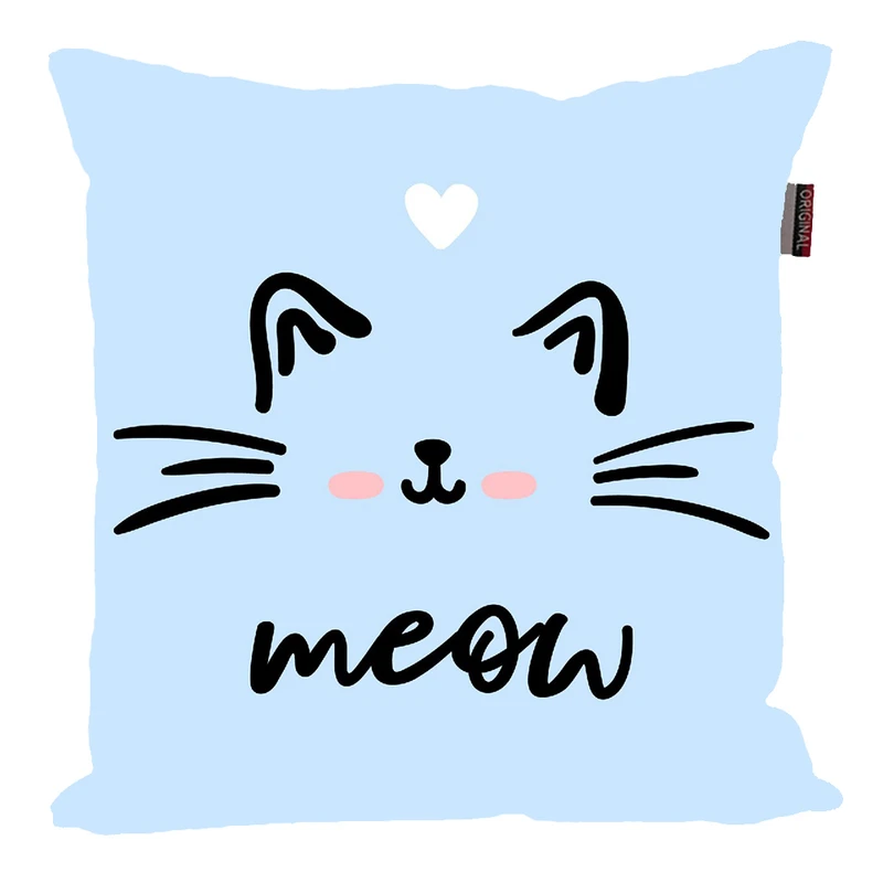 کوسن ناریکو مدل فانتزی طرح گربه کد 01013