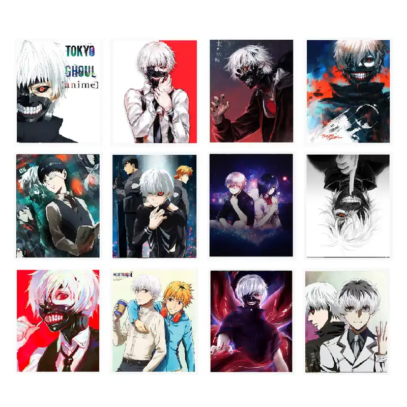 آویز تزیینی طرح انیمه مدل Tokyo Ghoul-M1 مجموعه 12 عددی
