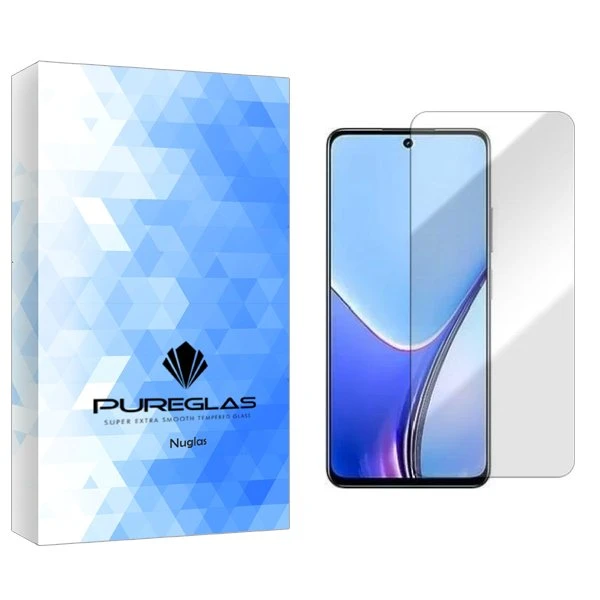 محافظ صفحه نمایش پیور گلس مدل NueGlas مناسب برای گوشی موبایل ریلمی V50s