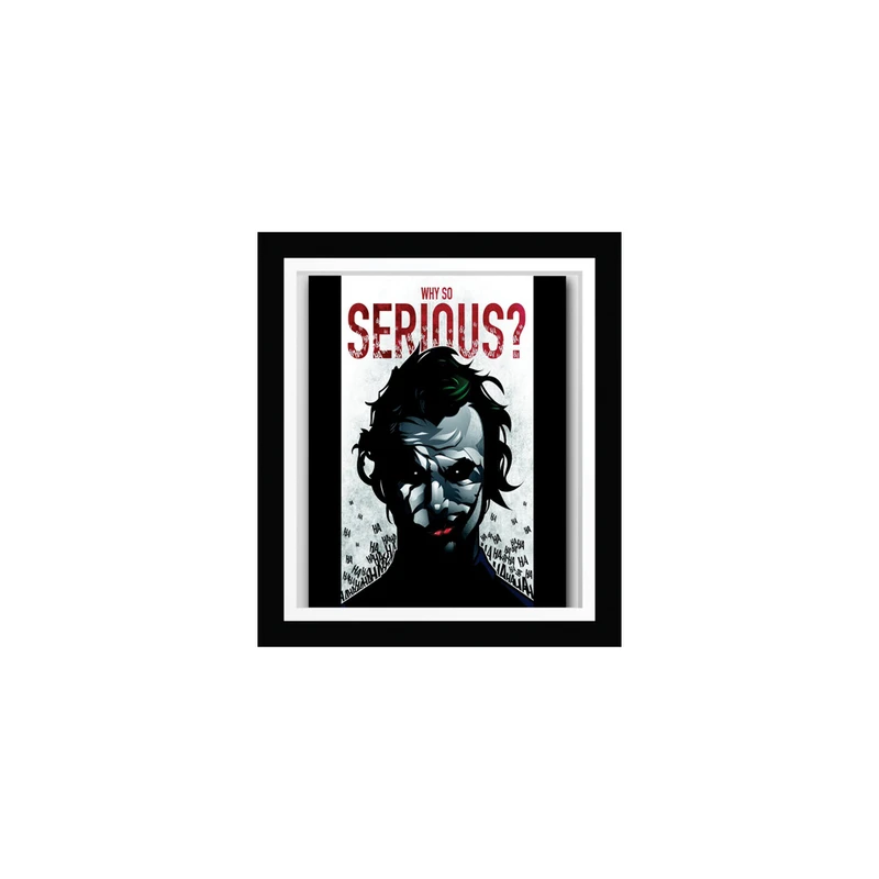 استیکر دیواری گراسیپا مدل why so serious