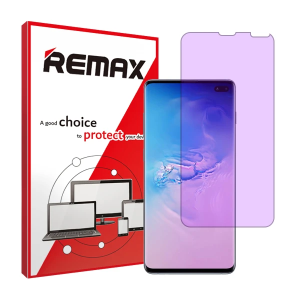 محافظ صفحه نمایش ضد اشعه بنفش ریمکس  مدل HyPRL مناسب برای گوشی موبایل  سامسونگ Galaxy S10 Plus 