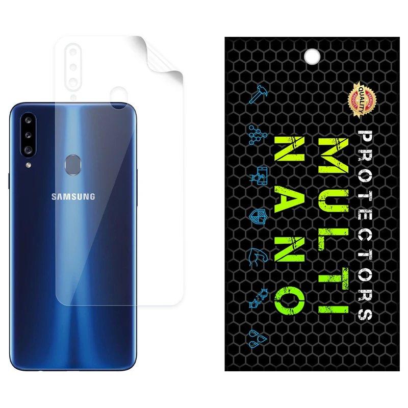 محافظ پشت شفاف نانو هیدروژل مولتی نانو مدل X-F1T مناسب برای گوشی موبایل سامسونگ Galaxy A20S